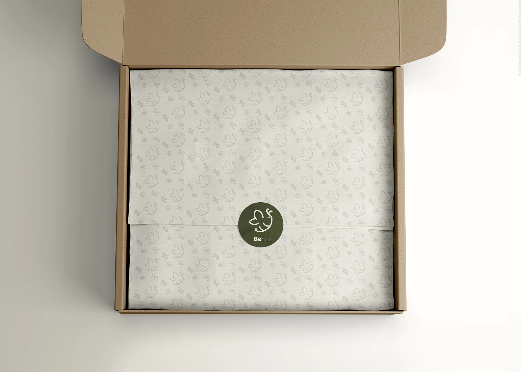 Diseño de packaging sostenible y etiquetas con semillas plantables de BeEco