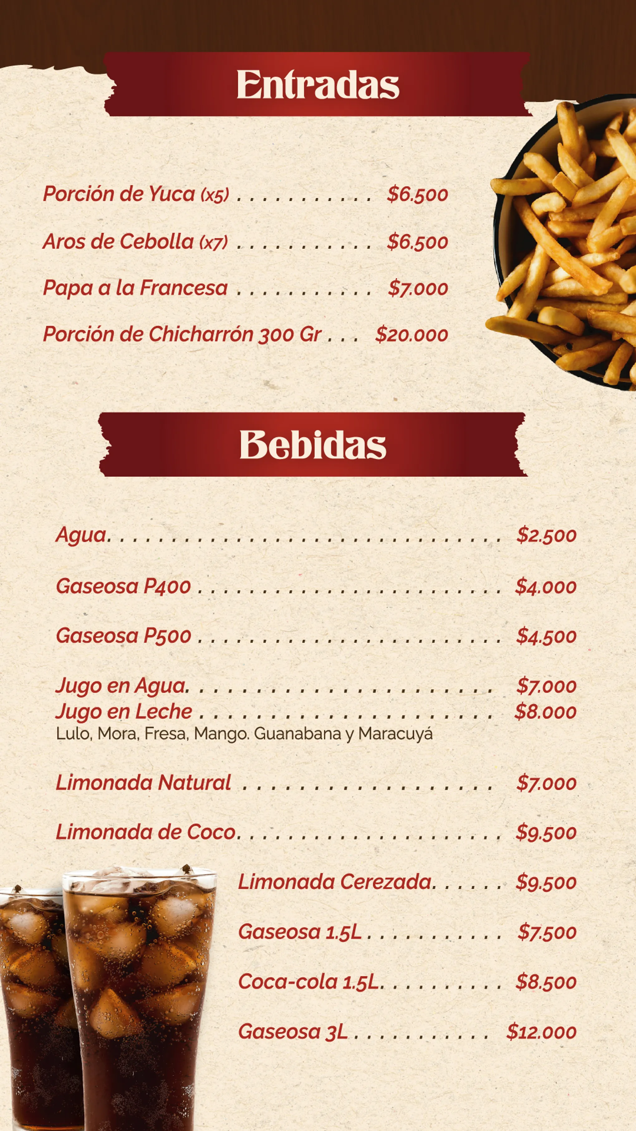 Rediseño del menú de Parrilla Oscar - imagen 2