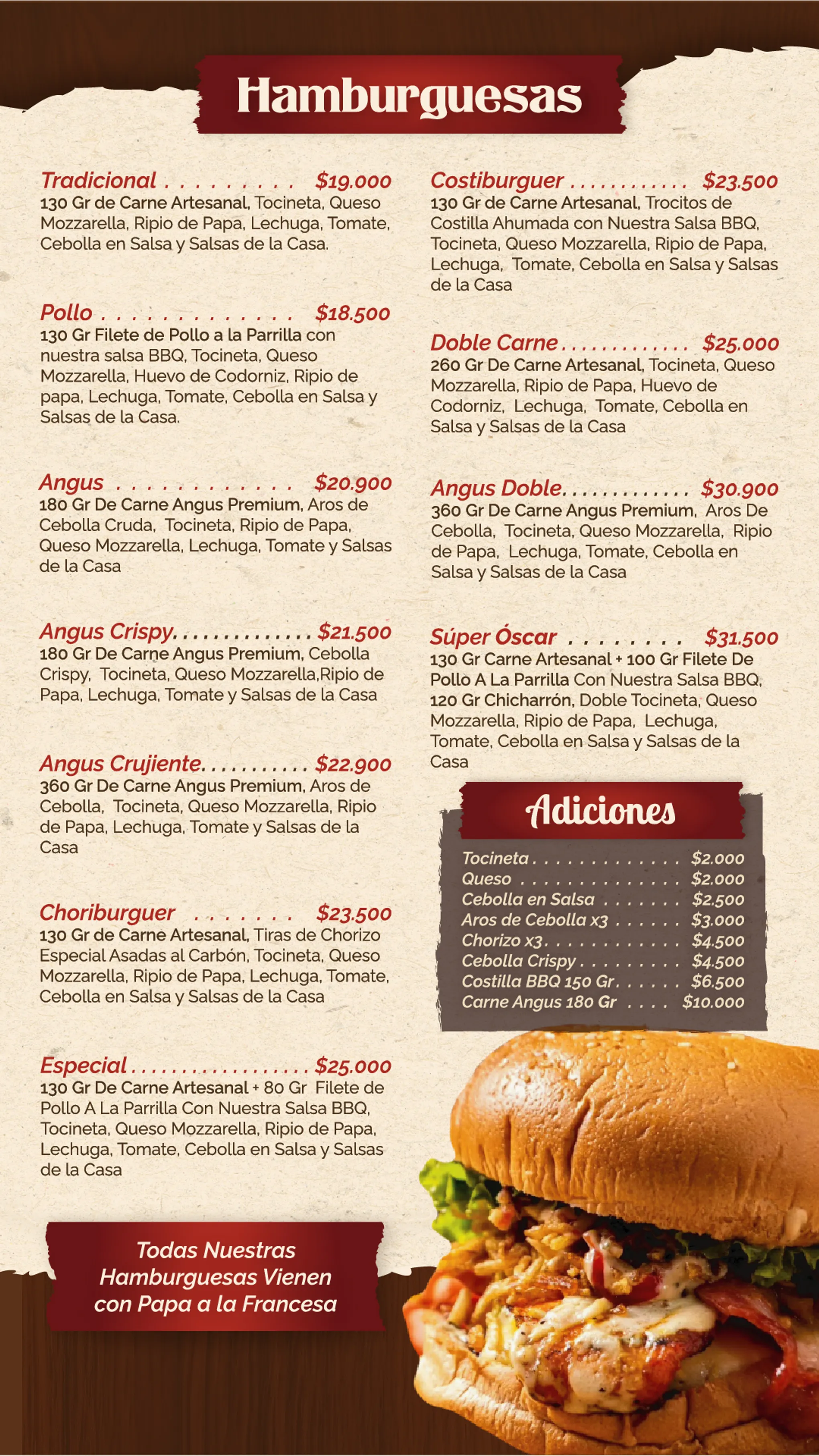 Rediseño del menú de Parrilla Oscar - imagen 4