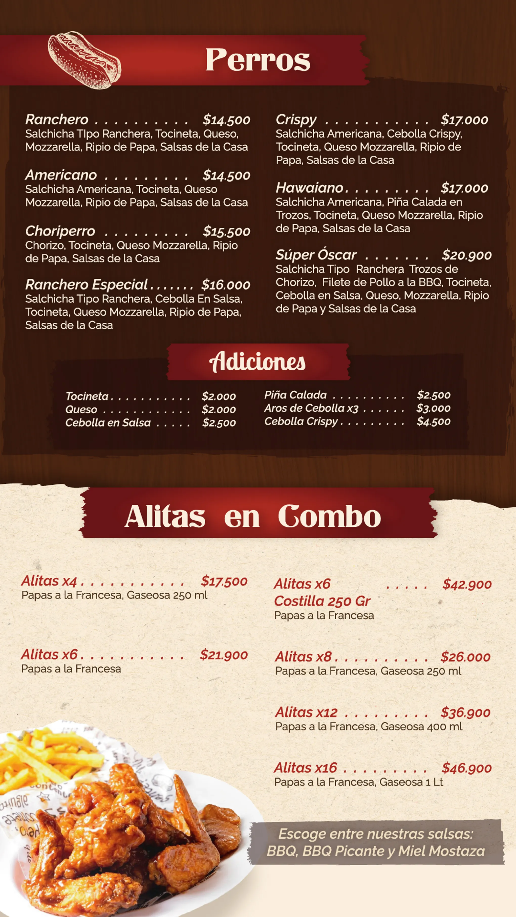 Rediseño del menú de Parrilla Oscar - imagen 5