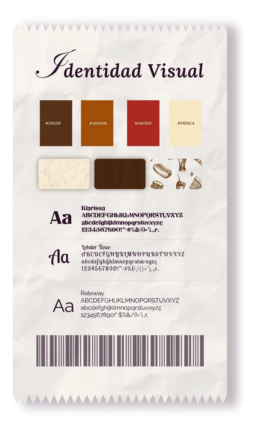 Identidad visual de Parrilla Oscar